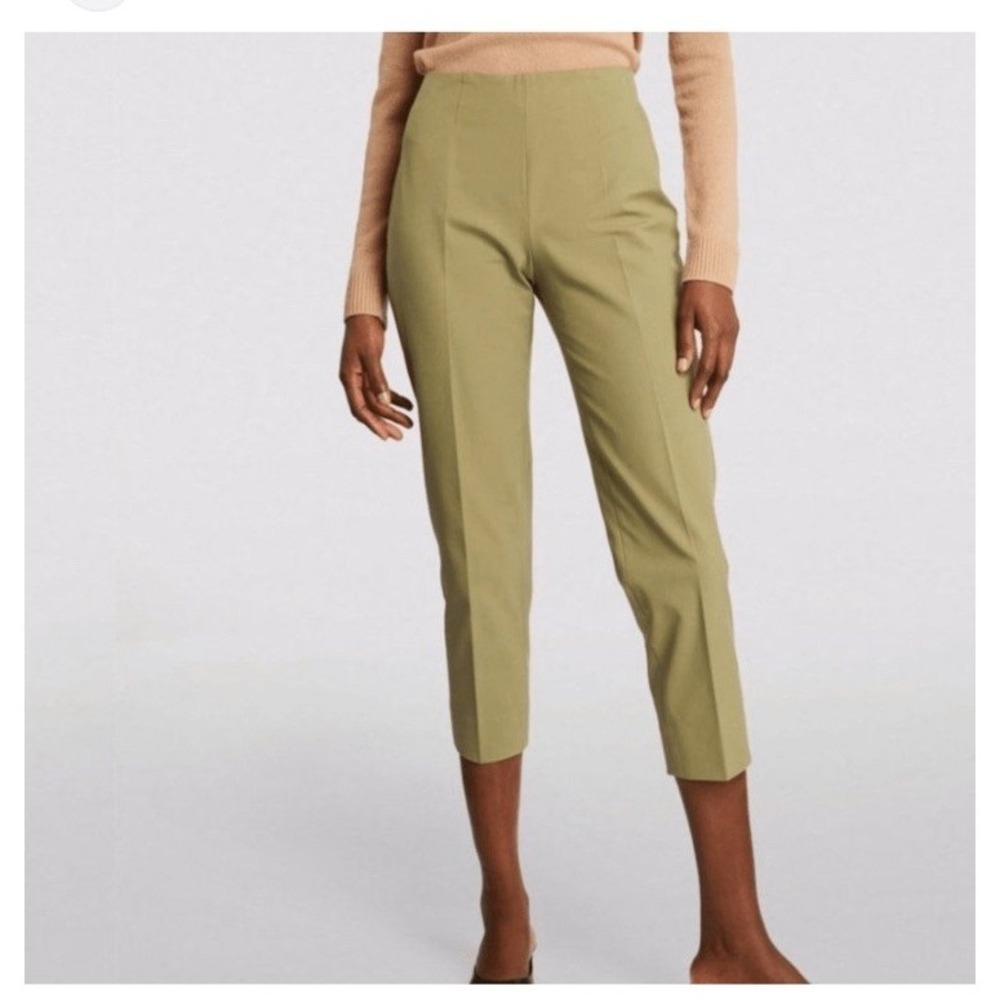 Piazza Sempione Green Audrey Capri Trousers in Size  12 USA 48 Italy
